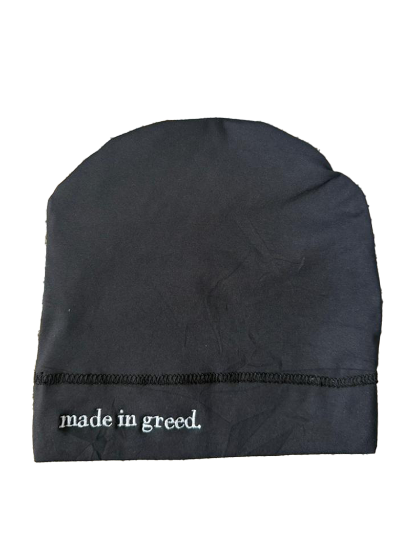 Avarice Black Skull Cap